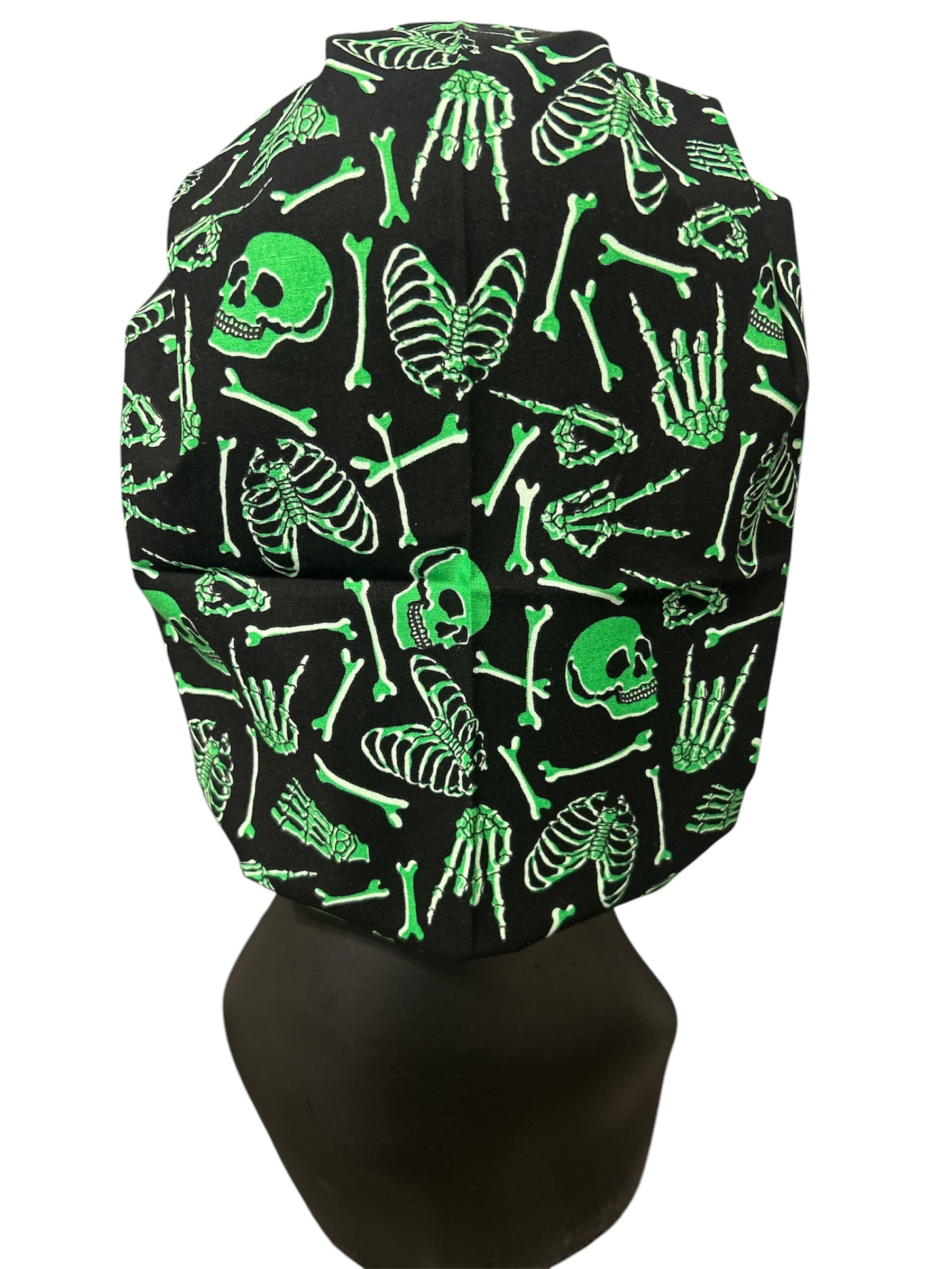Green Skeleton - Bouffant Cap