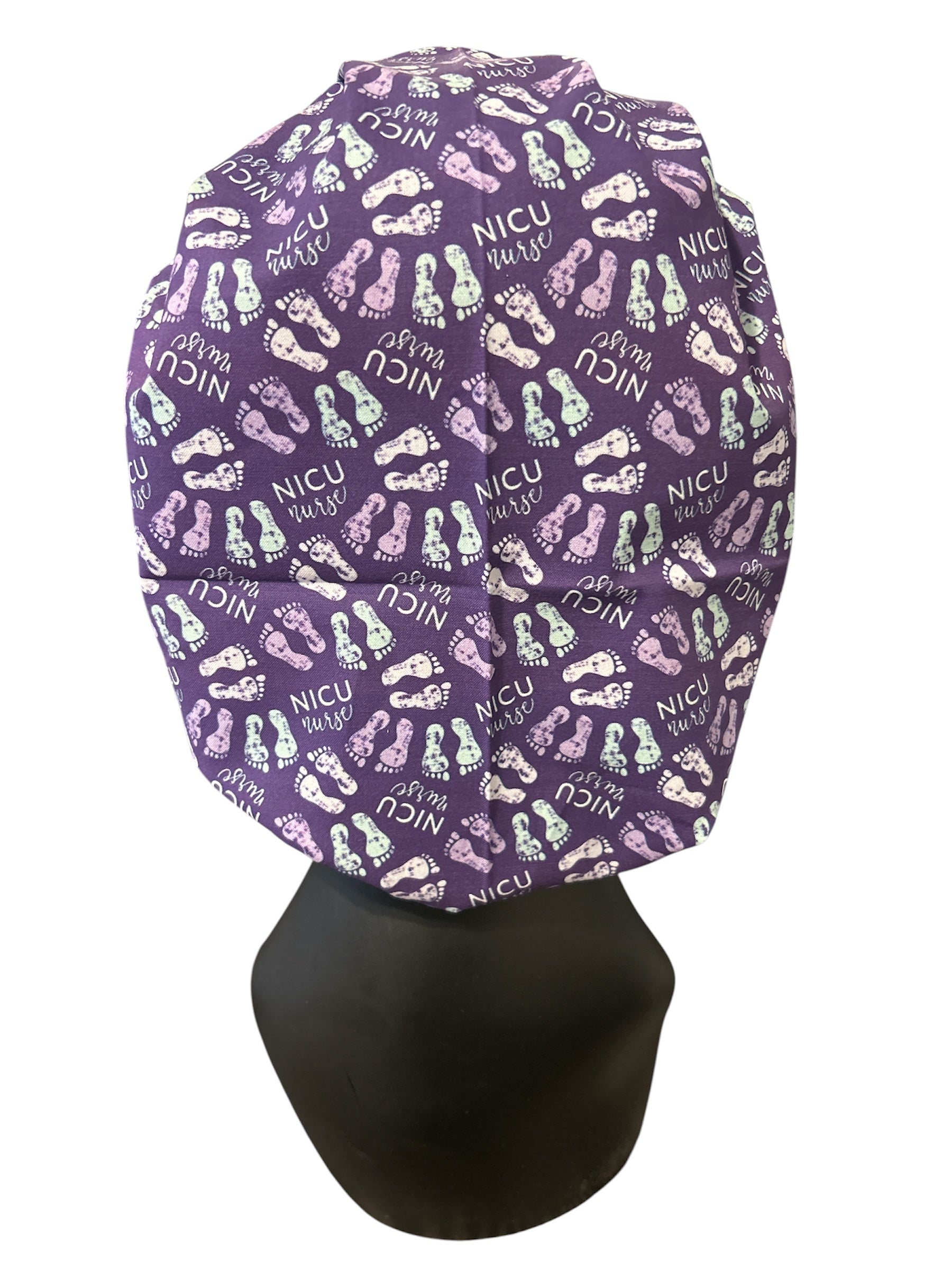 NICU footprints - Bouffant Cap