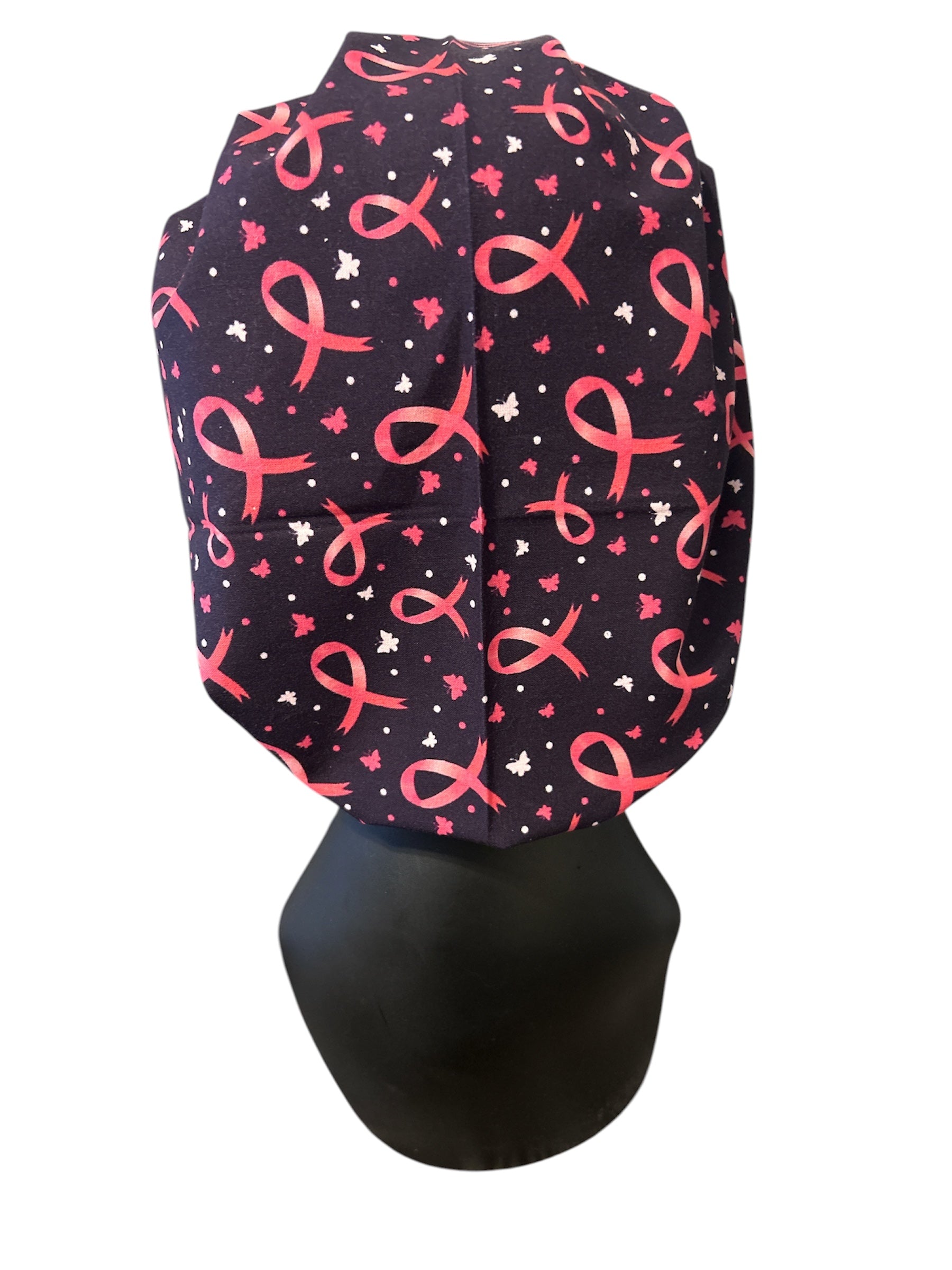 Breast Cancer Ribbon - Bouffant Cap