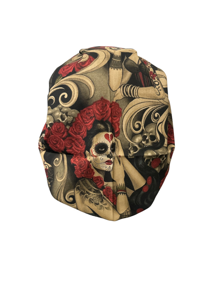 Sugar skull - Bouffant Cap