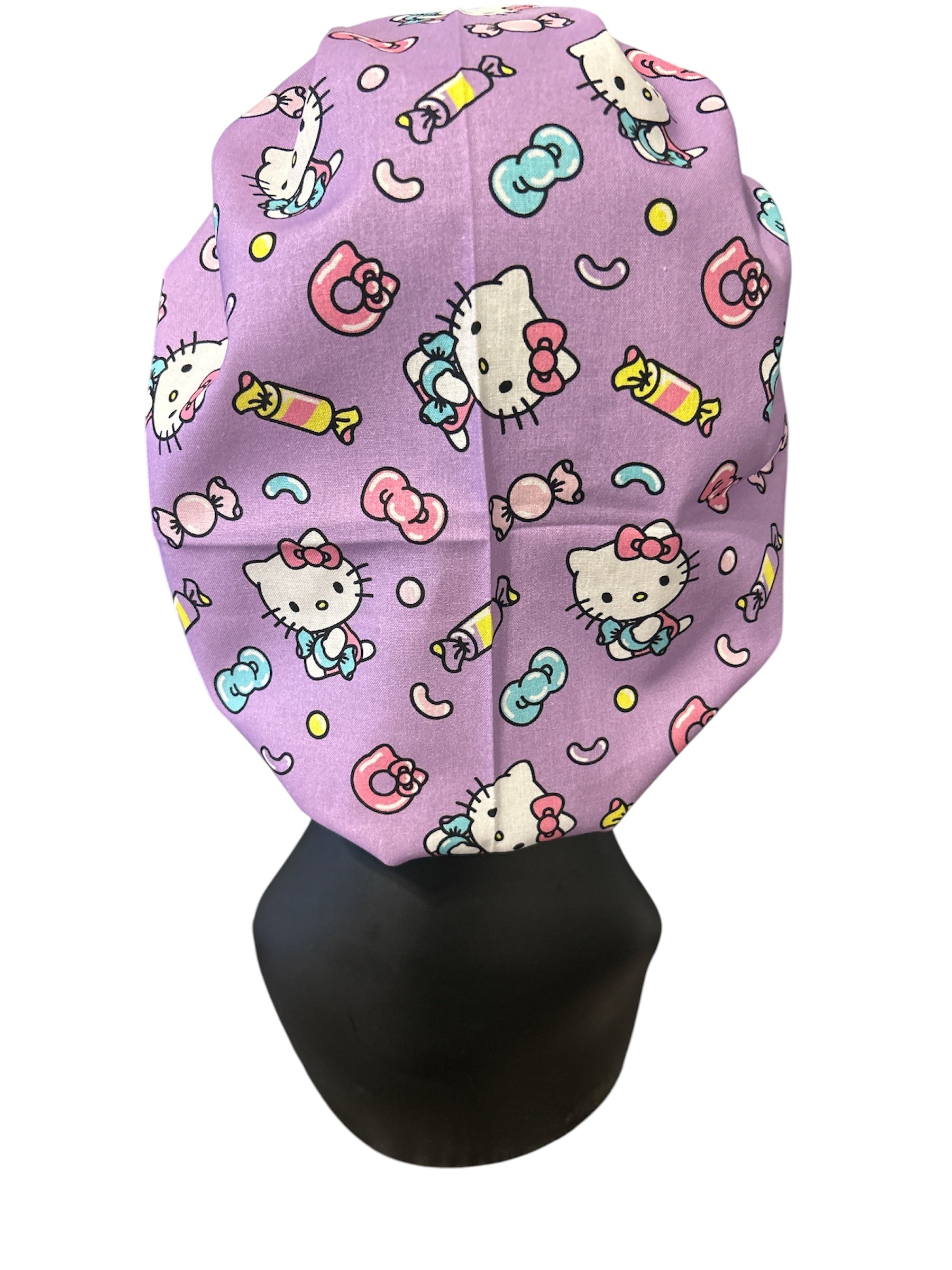 Purple Kitty - Bouffant Cap