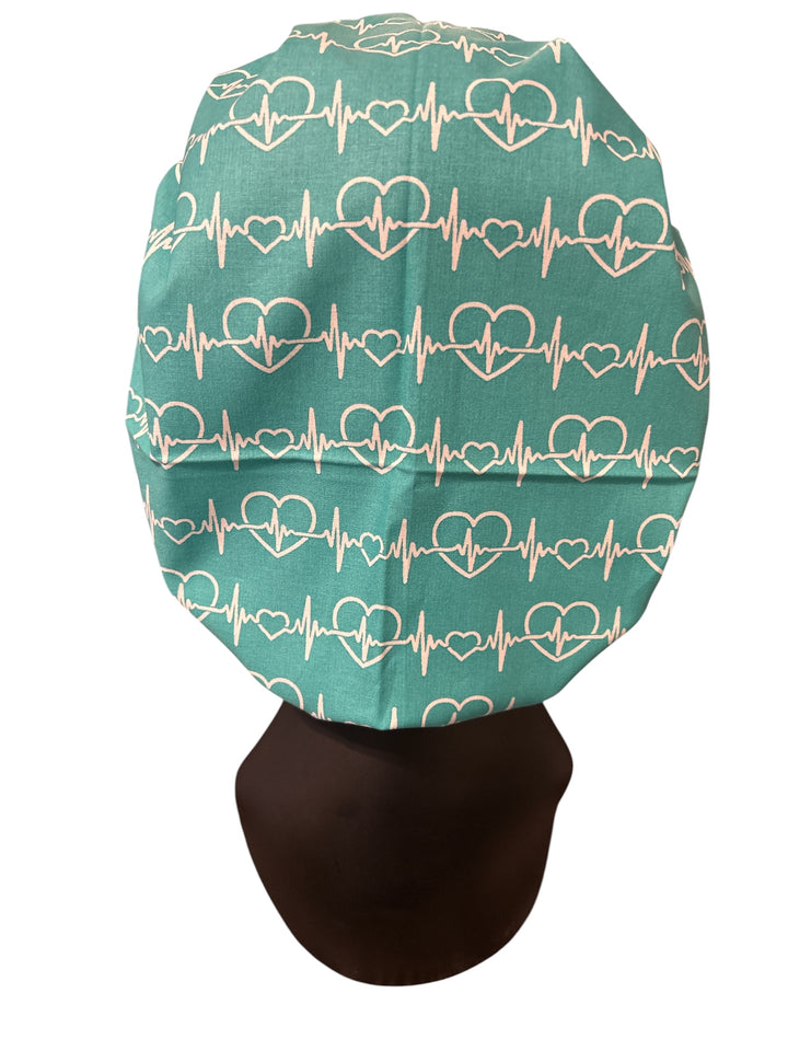 Heartbeat- Bouffant Cap
