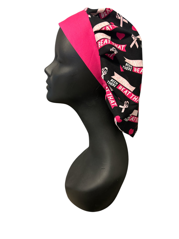 Breast Cancer Awareness- Bouffant Cap