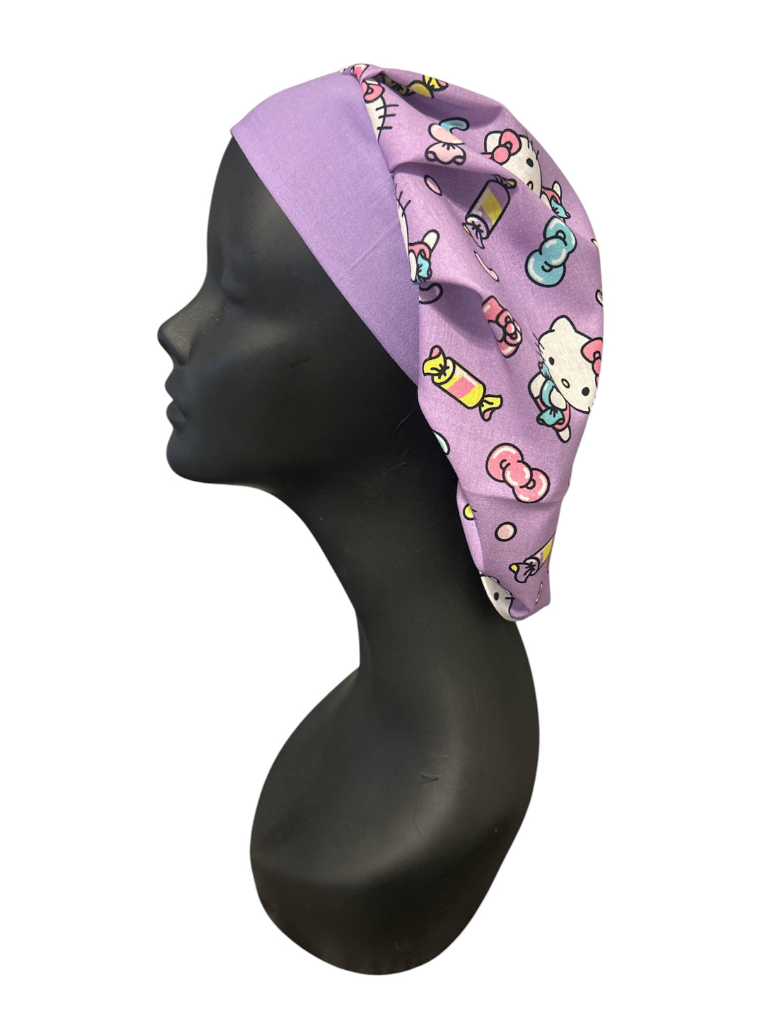 Purple Kitty - Bouffant Cap