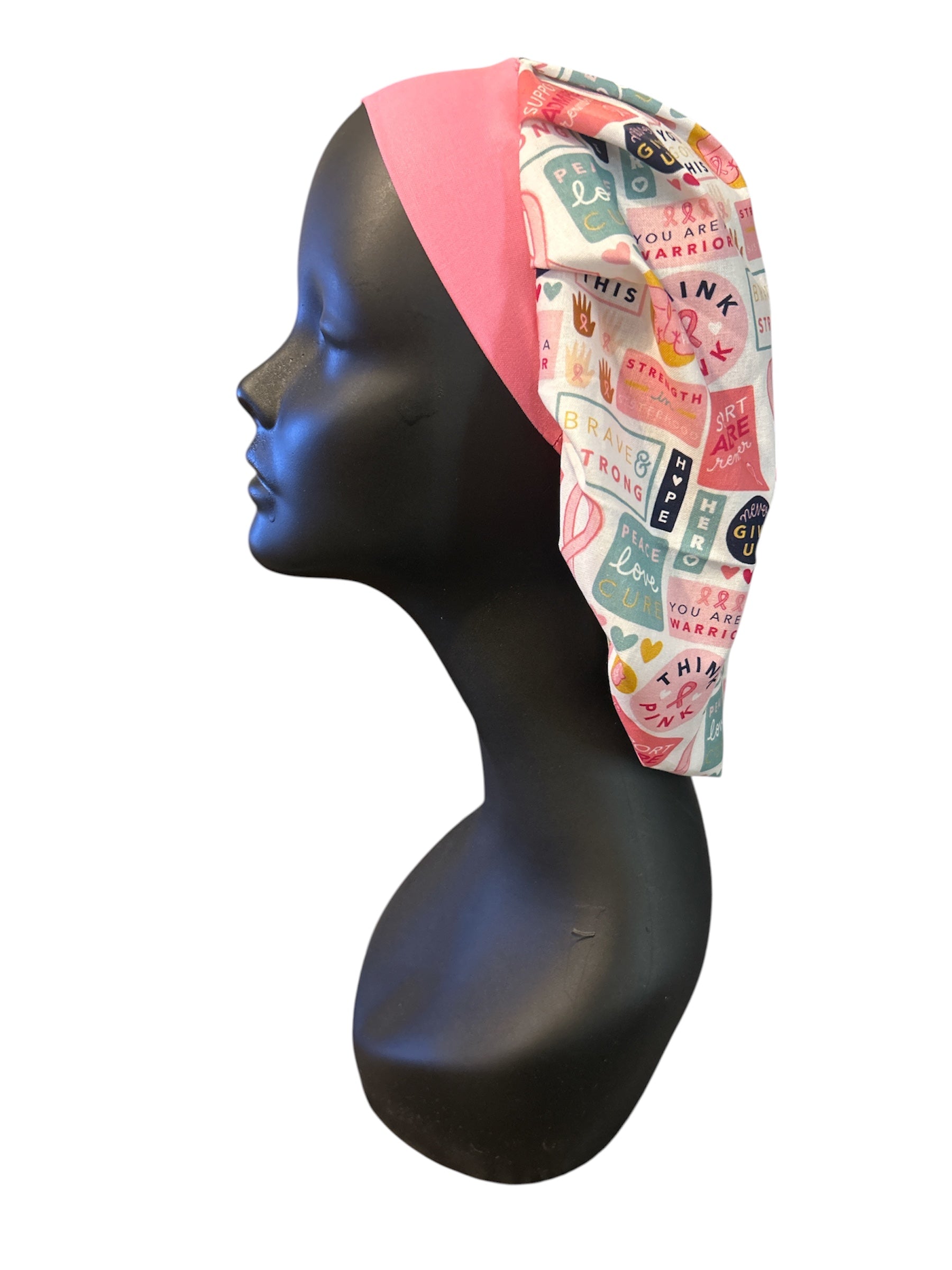 Breast Cancer - Bouffant Cap