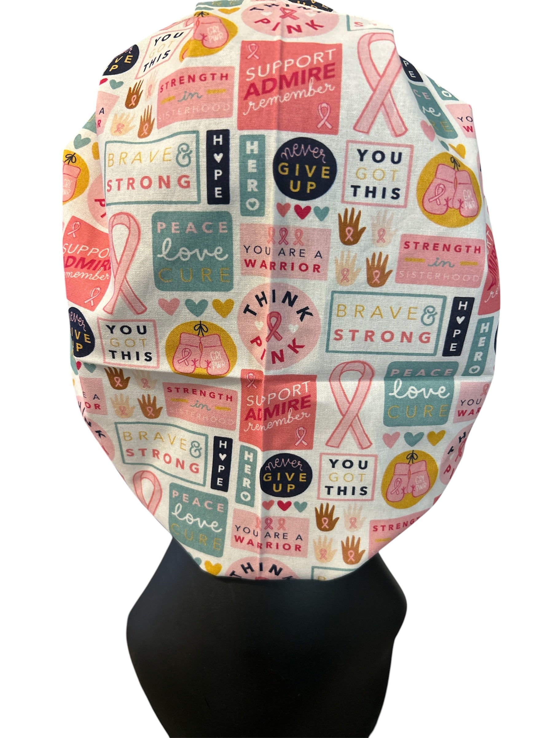 Breast Cancer - Bouffant Cap