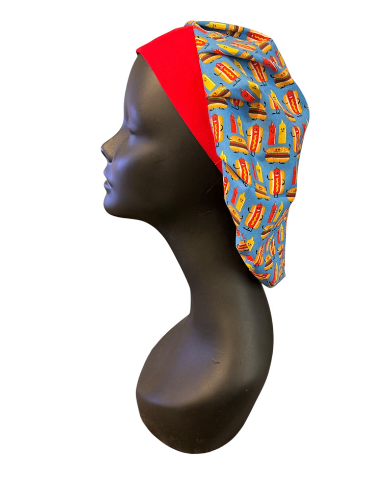 Hot dog & Hamburger - Bouffant Cap