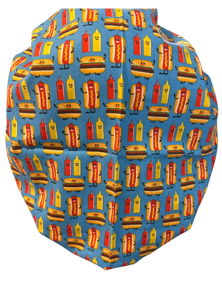 Hot dog & Hamburger - Bouffant Cap